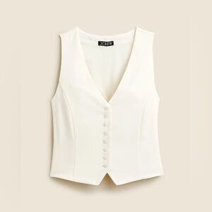 J. Crew Slim-fit tuxedo vest in city crepe - worn once!